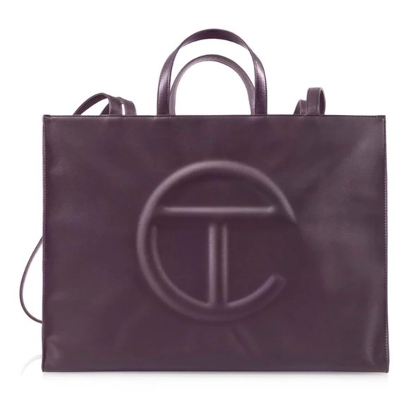 Telfar Large Shopping Bag - Eggplant - Picture 1 of 3